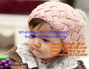 China Infant Handmade Crochet Winter Hat Kid Viking Horns Hat Knitted Hat supplier