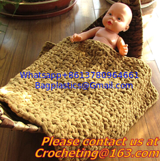 China baby photo props handmade knit baby blank, table cover, handmade crochet, blanket, clothes supplier