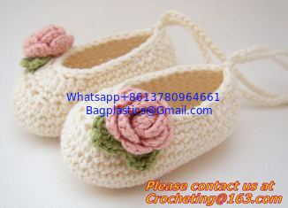 China baby moccasins Newborn baby girl shoes crochet baby shoes infant sandals crochet kids slip supplier