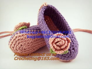 China Crochet Baby, Booties, Socks Knitted, Newborn Loafers Shoes Plain Infant Slippers Footwea supplier