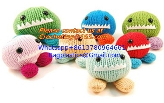 China The New Design of The animal hand knitted, Crochet Stuffed Toy Doll,knitting patterns toys supplier