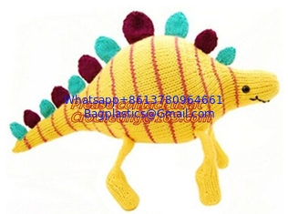 China Knitting animal shaped toys, animal shaped whistle toys, colorful animal toy supplier