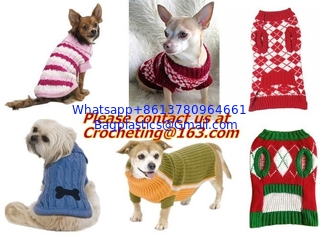 China Lovely Puppy, Pet, Cat, Dog, Striped Sweater, Knitted Coat, Apparel, Clothes for Christmas supplier