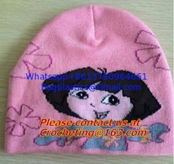 China 100% cotton, Oversize Knit Cap for children, pictures of knit caps for children, knit hats supplier