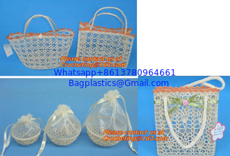 China Basket Decorative Vase Vintage Christmas, Easter, Halloween, Valentine. festival, holidays supplier