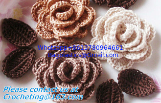 China custom colorful crochet, crochet collar necklace, necklace, Crochet Flower Pendant, FLOWER supplier