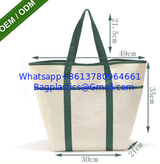 China Factory Wholesale Reusable Shopping Bags New Fashion Large Black Tote Bag supplier