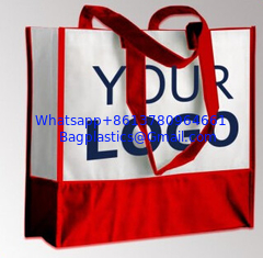 China OEM Production Recyclable Tote Bags Custom Logo Non Woven Bag Material supplier