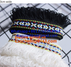 China Polyester Yarn Tassel Fringe Trim for Curtain/Pillow Trimming of Home Textile supplier