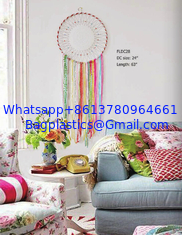 China High Quality Coloured Handcraft Home Decoration Dream Catcher, Indian Feather Dreamcatcher Dream Catcher Wind Chime supplier