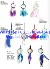 China Best selling Indian style pink Feather Dreamcatcher car Dream Catcher Wind Chime supplier