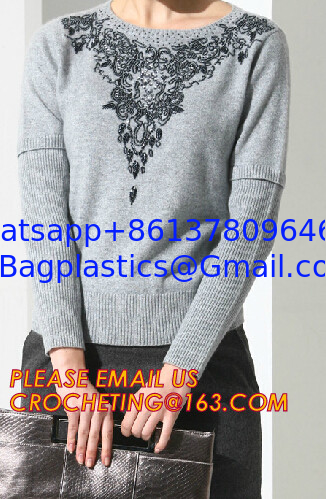 Winter Handmade Knit Wool Sweater Designs Knitwear For Women Long