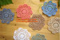 Crochet dinner table mat fabric doilies cup pot pad lace doily, Handmade Crochet Tablecloth, Doily supplier