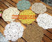 square crochet decoration, mat, small flower heat insulation pad doily pad, fashion table supplier