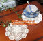 square crochet decoration, mat, small flower heat insulation pad doily pad, fashion table supplier