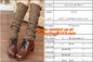 leg warmers loose socks wool blend button down pierced decoration boot socks fashion supplier
