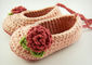 Newborn baby girl shoes crochet baby shoes infant sandals crochet kids sliper, shoes supplier