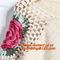 Crochet,Women Long Sleeve Mint Pink Pullover Crochet Hollow Knitwear O-neck Jacquard Sweat supplier