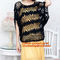 Crocheted, loose Crochet knitted blouse wears batwing hollow pullover sweaters top, hollow supplier