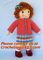 Handmade new style pure color crochet mou, Crochet Stuffed Toy Doll,knitting patterns toys supplier