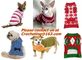 Easy knit dog sweater, fashion knit pet sweater,dog sweater, Striped Pulllover Pet dog supplier