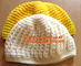 Newest stripe crocheted hat baby knitting hat for kids, Handmade newsborn baby knitted hat supplier