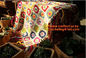 80*60 cm Bohemia Handmade crochet hook Daisy striped blanket, flower crochet knitted blank supplier