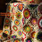 Handmade crochet hook Daisy striped blanket, Cashmere knitted blanket, sofa Weave blanket supplier