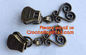 No.5 Golden Brass Sliver Zipper, Stainless Steel Zipper, Custom Cheap Garment Accessories Metal Logo Zippers for Jacket supplier