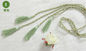 tassel with cord for curtain garments polyester Handmade decoration tassel,9cm polyester rope supplier