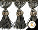 By the Yard-4&quot; Taupe Mix Tassel Fringe Trim Fabric Fringe for Lampshade Lamp Costume Pillow Curtains Home Decor supplier