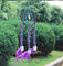 New Dream Catcher with Purple Floral Feather Car Wall Hanging Decor Ornament Crafts supplier