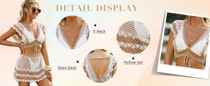 Bikini Halter Top Handmade Crochet Crop Top Fashion Accessories Swimsuit Bra Set Crochet Bikini Handmade Knitted Crochet Swimsuit Beach Overskirt Swimsuit Cover Ups