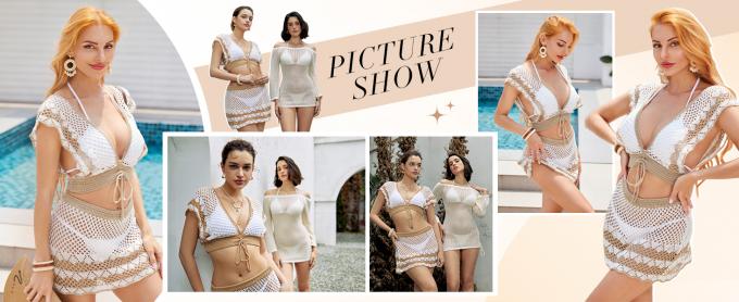 Bikini Halter Top Handmade Crochet Crop Top Fashion Accessories Swimsuit Bra Set Crochet Bikini Handmade Knitted Crochet Swimsuit Beach Overskirt Swimsuit Cover Ups