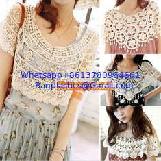 China Fashion Style Womens Ladies, Hollow Crochet Knit Cape Shawl Tank Top Vest Jumper Pullover supplier