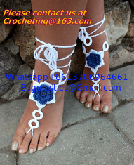 China Crochet Barefoot Sandals, Nude shoes, Foot Jewelry, Beach Wedding, Sexy Anklet , Bellydance,Beach Footwear supplier