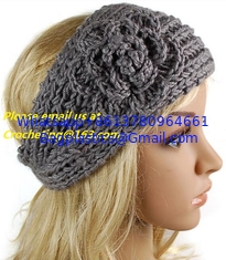 China Crochet hairband, pop headband knitted elastic headband baby headbands hair band crochet DIY headband supplier