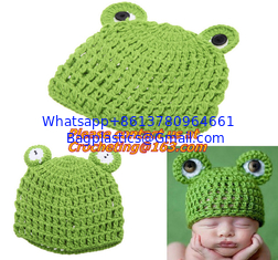 China Newborn Turtle Knit Crochet Clothes Beanie Hat Outfit Photo Props supplier