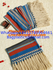 China Fashion hand knitted wool shawl scarfs, knit crochet scarf,hand knit Scarf, Red Cowl knit supplier