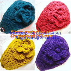 China Women knitted Warm Crochet Headbands Knitted Headbands Headwraps For Women Ladies accessor supplier