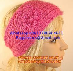 China Best Winter Adult Children Warm Crochet Headbands Knitted Headbands Headwraps For Women supplier