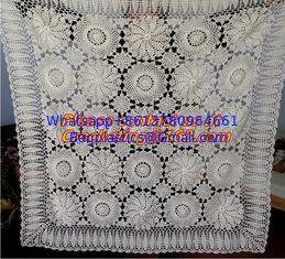 China cotton crochet bed sheet cover for bed ribbon embroidered table cloth bed cover bedspread supplier