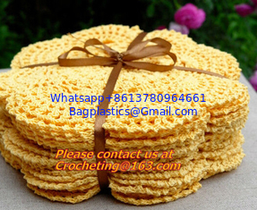 China Assorted color handmade crochet Crocheted Doilies for wedding, Crochet Doily, doily, cup supplier