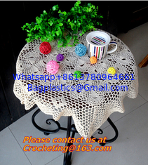 China round crochet tablecloth white round tablecloths, multi-purpose towel towel fabric sofa supplier