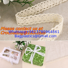 China Vintage Crochet Lace trim with Pom Poms cotton lace fabric trimming for costume design sew supplier