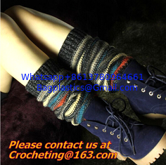 China winter woods morning Leg warmers thick warm wool acrylic blend female loose socks boots supplier
