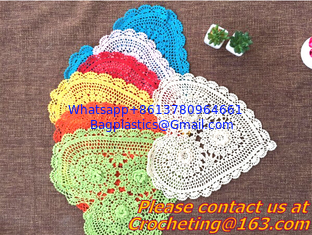 China handmade, Crochet Round table clothing - table cover, handmade crochet, blanket, clothes supplier