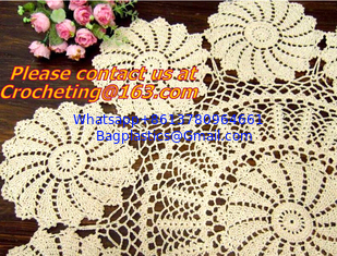 China Crocheted Applepine flower Table cloth, table cover, handmade crochet, blanket, clothes supplier