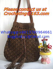 China Messenger Bags Sexy Desigual Boho Crochet Hollow Tassel HandBags Ladies Shoulder Bag supplier