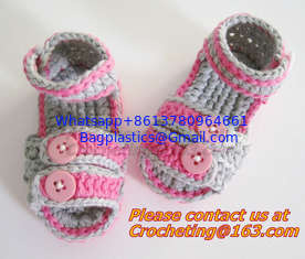 China Boys Girls, Crochet Sandal, Thongs Slippers, Newborn, Infant, Toddler Prewalker Kids Knitt supplier